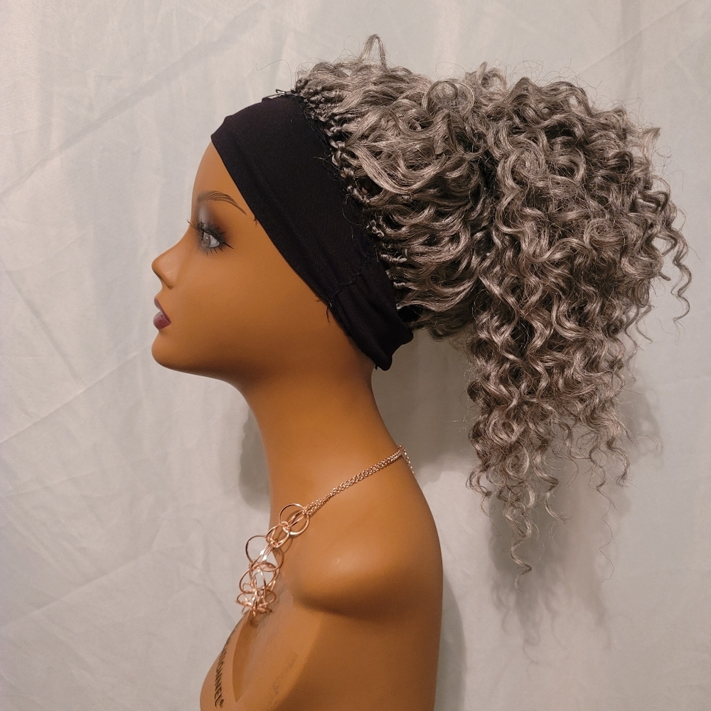 New HEADBAND Beach Curl Crochet Wig color …